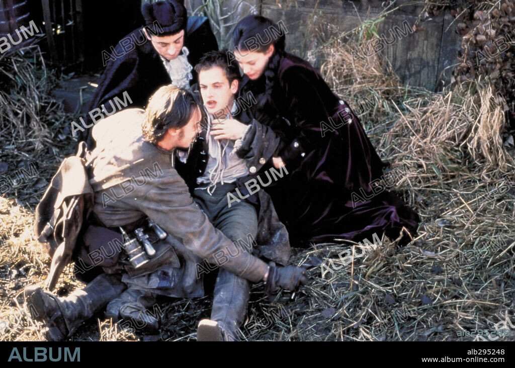 JONNY LEE MILLER, LIV TYLER and ROBERT CARLYLE in PLUNKETT AND MACLEANE, 1999, directed by JAKE SCOTT.