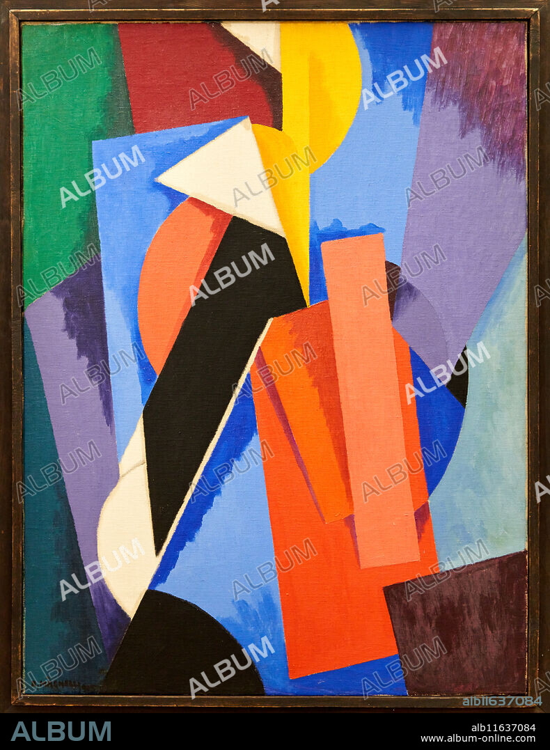 Peinture n° 530, 1915, Alberto Magnelli, 1888, Florence (Italie) - 1971, Meudon (France), Centre Pompidou, National Museum of Modern and Contemporary Art, Paris, France.