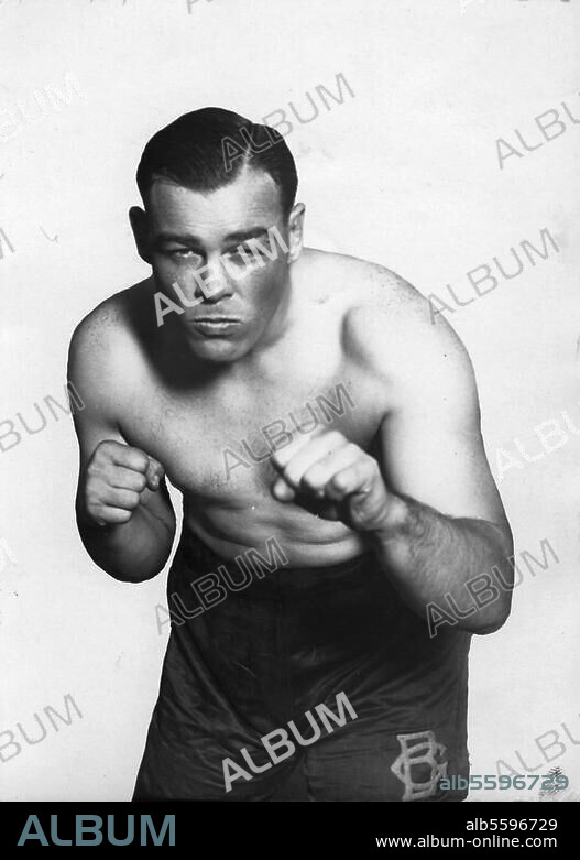 Sport:. Boxing. Bud Gorman, US champion heavyweight. Photo, c. 1925.