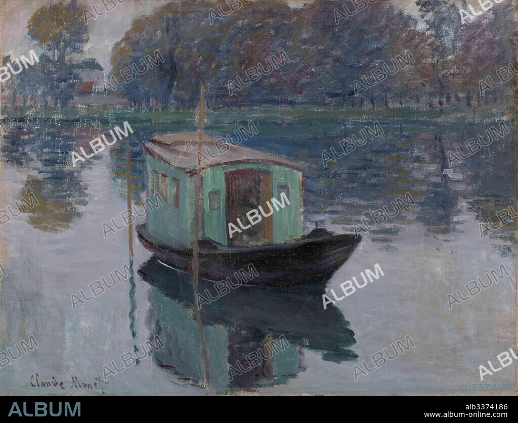CLAUDE MONET. The Studio Boat (Le bateau-atelier).