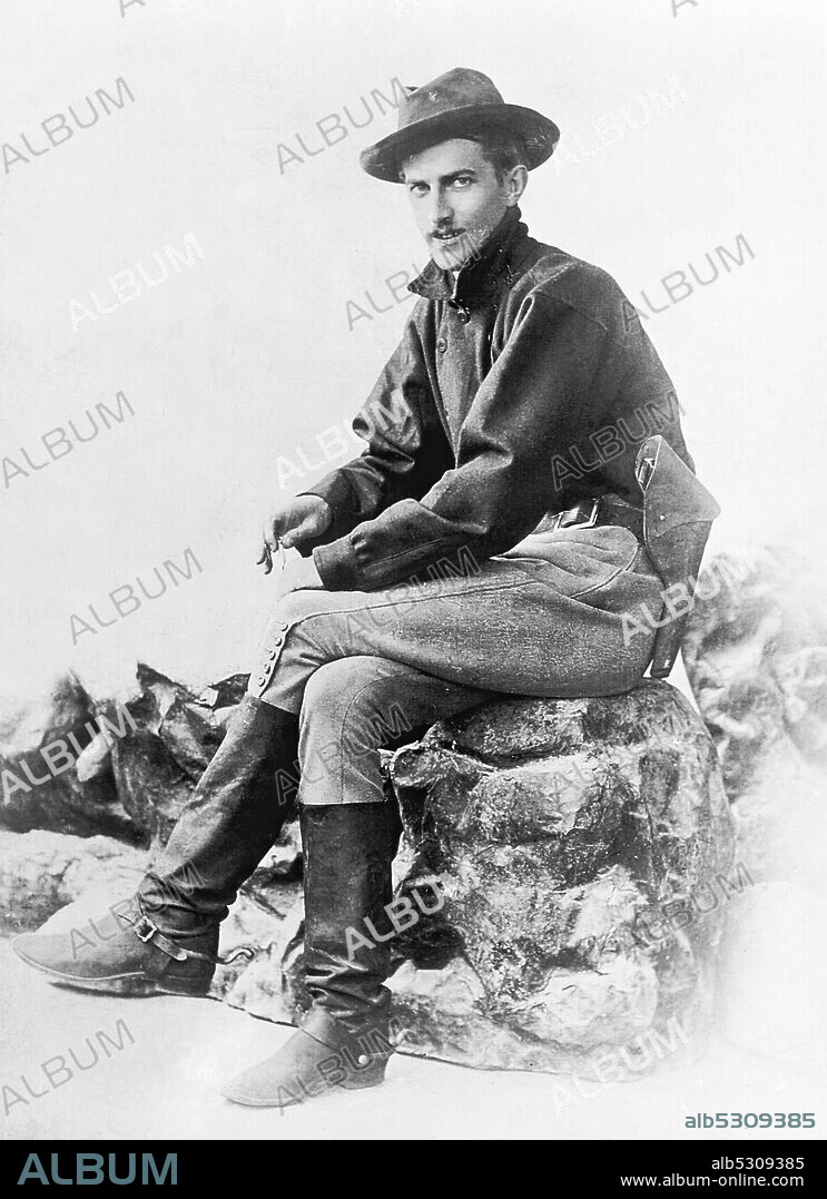 Portrait of the writer Stephen Crane, 1897.
