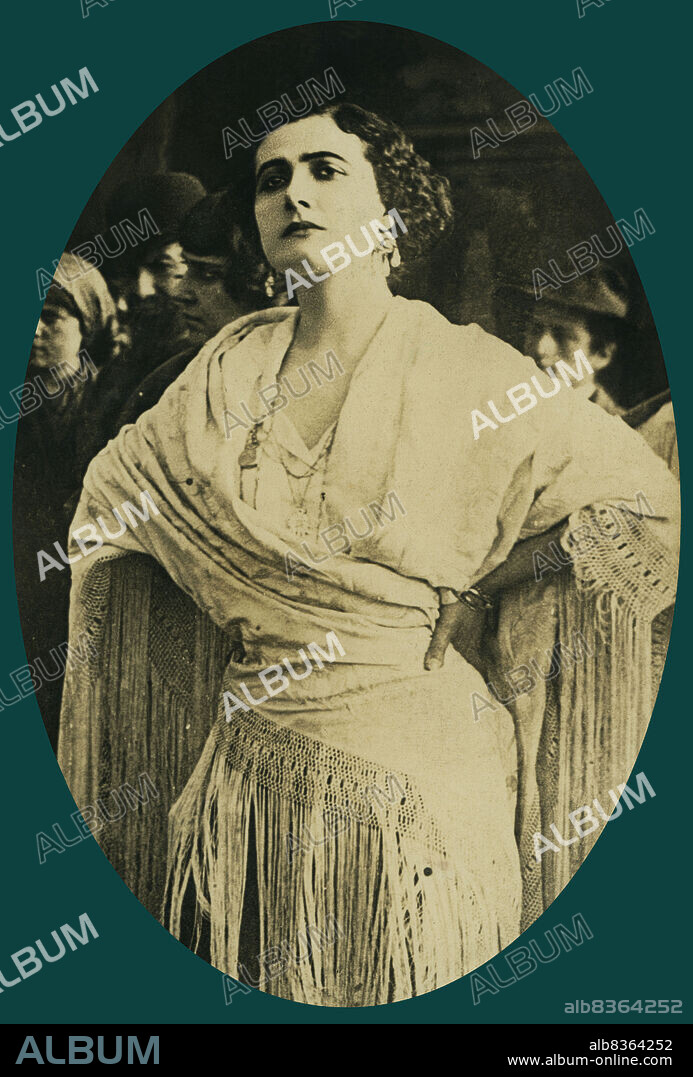 Francesca Bertini (1892-1985), actriz de cine mudo italiana.