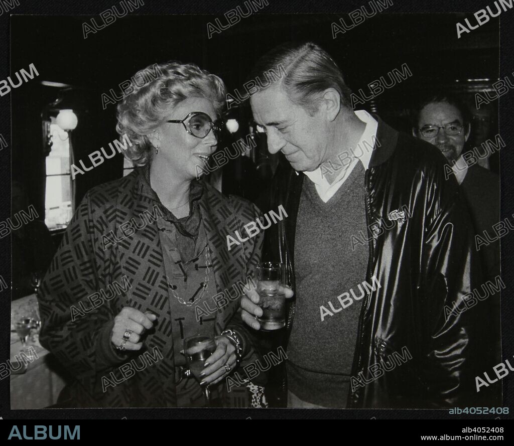 Singer Marian Montgomery and drummer Jack Parnell, London, 1984.