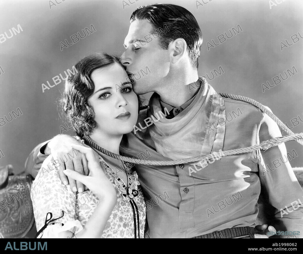 MARY BRIAN and RICHARD ARLEN in THE LIGHT OF THE WESTERN STARS, 1930, directed by EDWIN H. KNOPF and OTTO BROWER. Copyright PARAMOUNT PICTURES.
