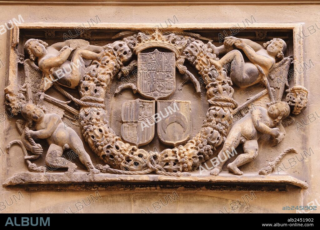 estudio general Luliano, antigua universidad Medieval de Mallorca -Real y Pontificia Universidad Luliana y Literaria de Mallorca-, Palma, mallorca, islas baleares, spain, europa.