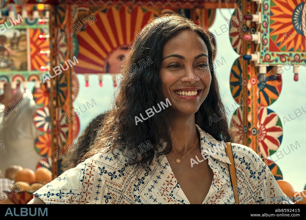 ZOE SALDANA en DESDE CERO, 2022 (FROM SCRATCH), dirigida por DENNIE GORDON y NZINGHA STEWART. Copyright 3 Arts Entertainment / Netflix.
