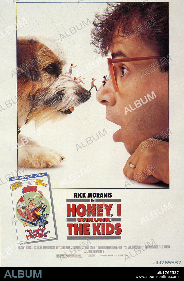 Poster de CARIÑO, HE ENCOGIDO A LOS NIÑOS, 1989 (HONEY, I SHRUNK THE KIDS), dirigida por JOE JOHNSTON. Copyright DISNEY.