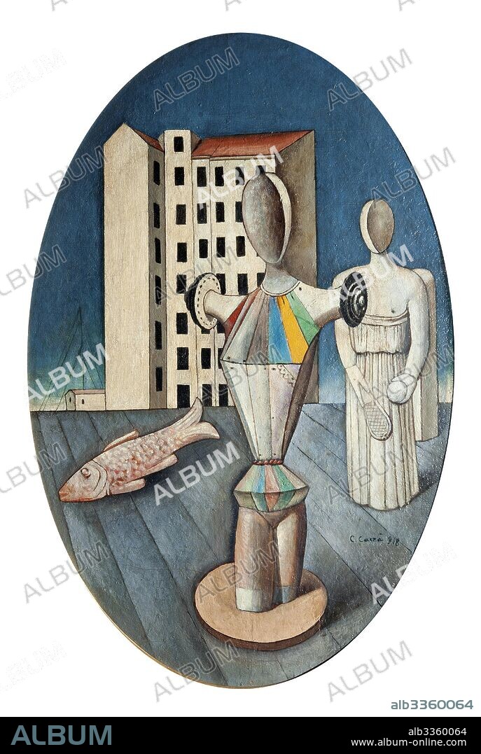 CARLO CARRA. L'Ovale delle Apparizioni (The Oval of Apparition).