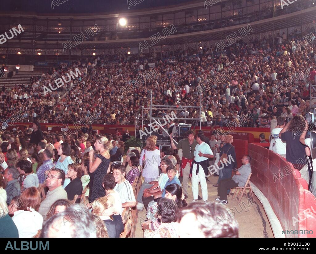 Julio Iglesias concert in Valencia.