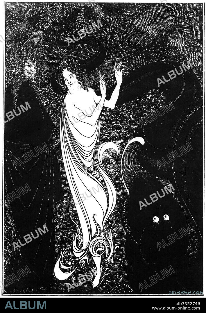 AUBREY BEARDSLEY. Das Rheingold (The Rhinegold).