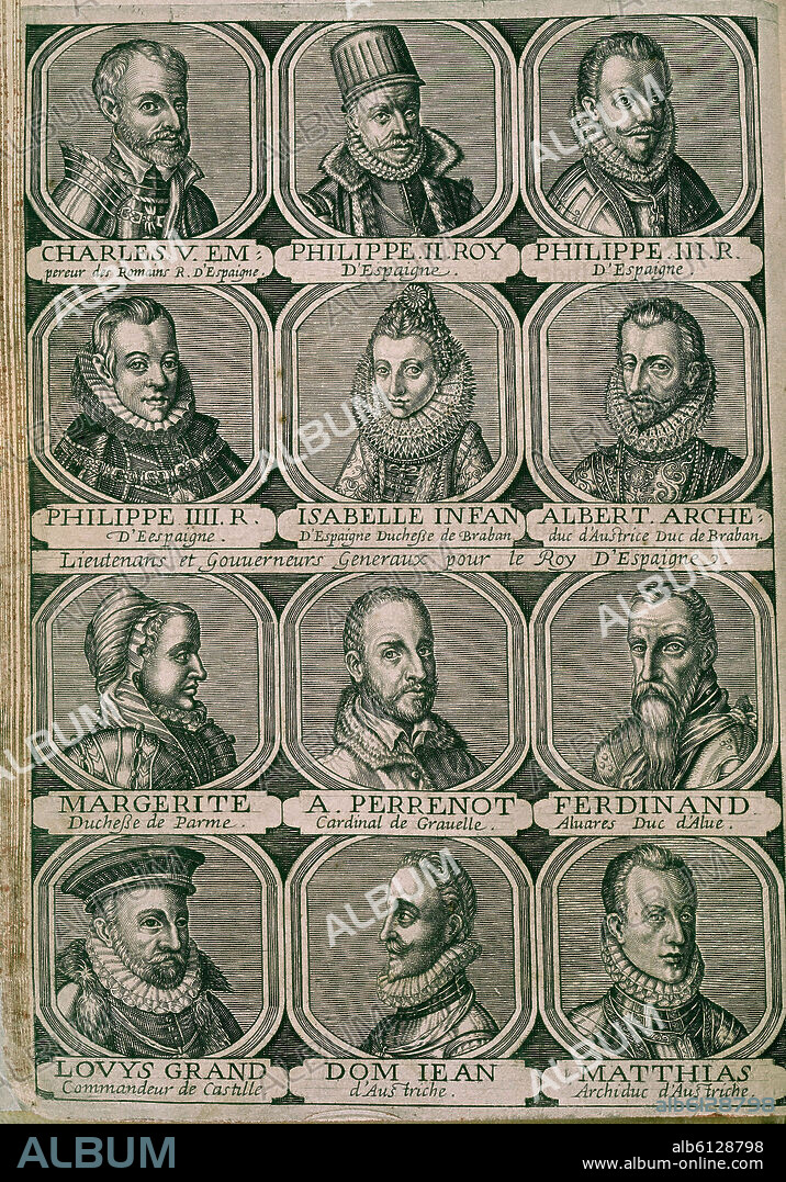 2/33271 GOBERNADORES DE LOS PAISES BAJOS - S XVI/XVII.