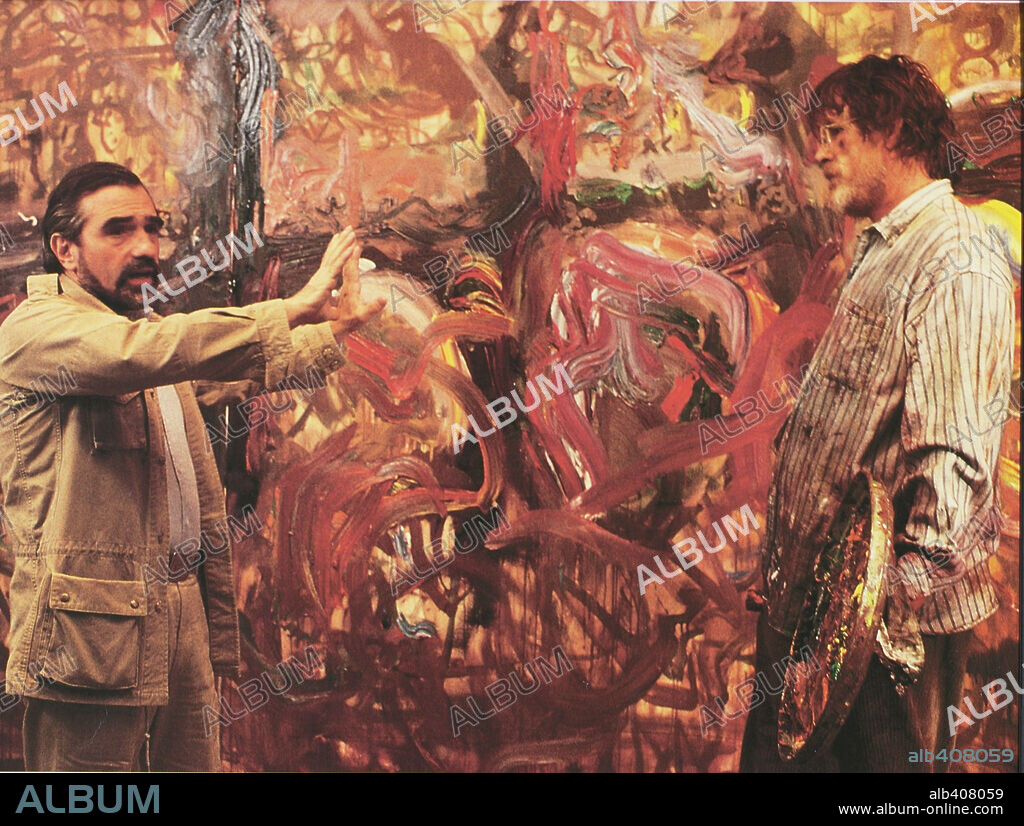 MARTIN SCORSESE y NICK NOLTE en HISTORIAS DE NUEVA YORK, 1989 (NEW YORK STORIES), dirigida por FRANCIS FORD COPPOLA, MARTIN SCORSESE y WOODY ALLEN. Copyright TOUCHSTONE PICTURES.