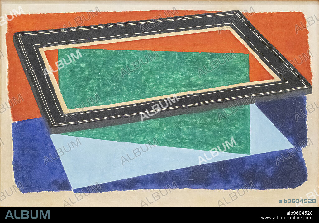 Josef Albers, Tierra verde, 1940, oil on masonite, Bauhaus.