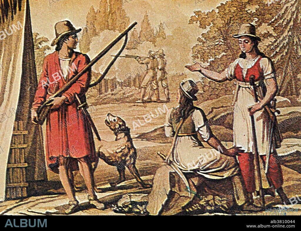 Mary Read (1680/1690-1721) was an English pirate. In male disguise, she joined the British military, proved herself through battle, but she fell in love with a Flemish soldier. When they married, she dressed as a woman for the first time in her life. Upon her husband's early death, Read resumed male dress. In 1720 she joined pirate John "Calico Jack" Rackham and his companion, Anne Bonny. Anne Bonny (1702-1782) was an Irish red-haired beauty and considered a good catch. She married a poor sailor and small-time pirate named James Bonny and the wound up in the Bahamas. She met Calico Jack and became his mistress. In 1720 Rackham and his crew were arrested and brought to trial in Jamaica, where they were sentenced to hang for acts of piracy. The women escaped the noose when they revealed they were both pregnant. Read died in prison in April 1721, but there is no record of burial of her baby. Bonny disappeared from the historical record, presumed to have lived a long life in Colonial America.
