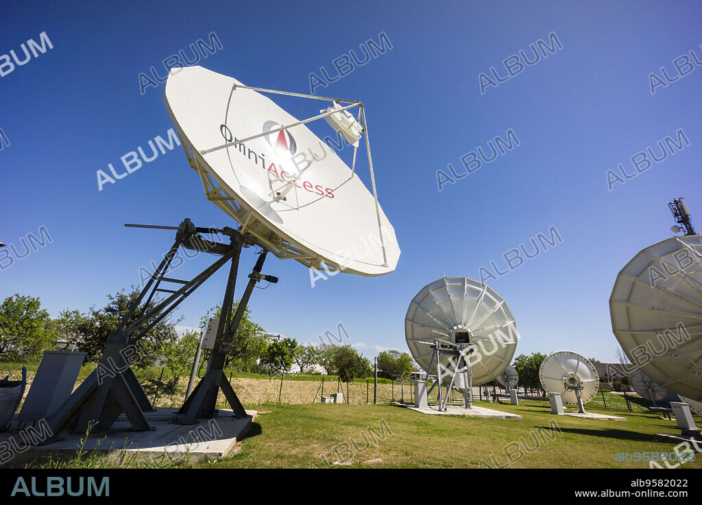 antenas parabolicas, Parc BIT,Parque Balear de Innovación Tecnológica, Mallorca, balearic islands, spain, europe.