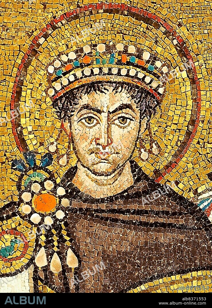 Justinian I (c. 482 14 November 565), traditionally known as Justinian the Great and also Saint Justinian the Great in the Eastern Orthodox Church, was Byzantine (Eastern Roman) emperor from 527 to 565.<br/><br/>. During his reign, Justinian sought to revive the empire's greatness and reconquer the lost western half of the historical Roman Empire. His rule constitutes a distinct epoch in the history of the Later Roman empire, and his reign is marked by the ambitious but only partly realized restoration of the empire.