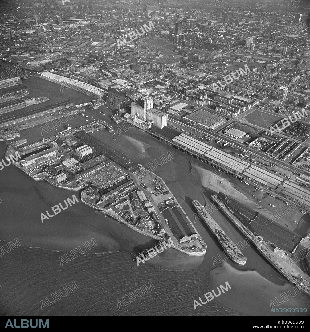 Brunswick Dock, Liverpool, Merseyside, 1980.