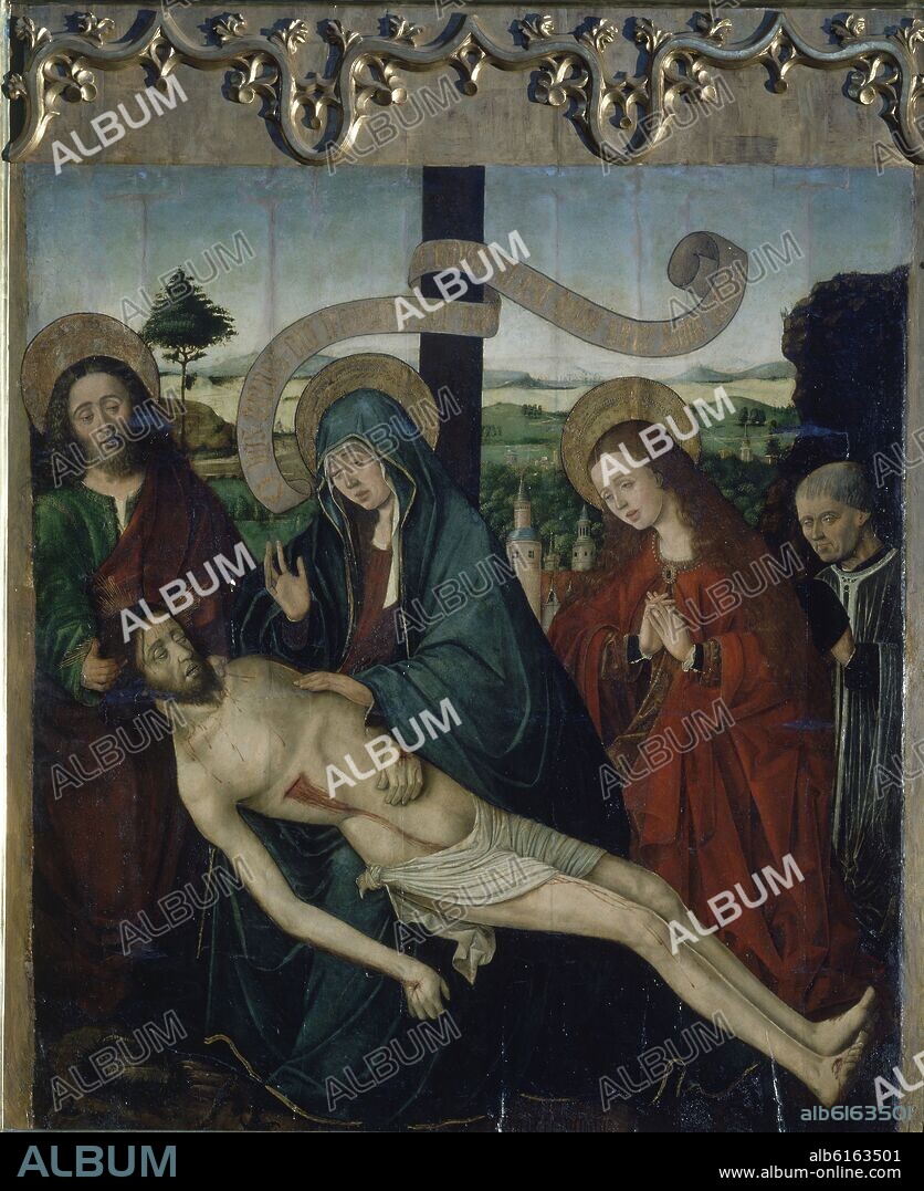 FRANCISCO CHACÓN. QUINTA ANGUSTIA - HACIA 1492 - O/T - 197x160,5 - PINTURA GOTICA.