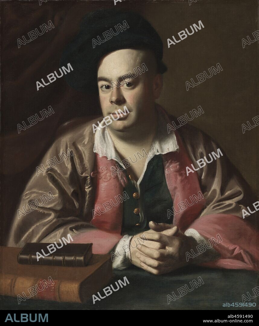 Nathaniel Hurd, c. 1765. Hurd was a prominent silversmith and engraver in Boston, and the warm gaze and unforced smile in his portrait by Copley suggest the friendship between the two artists. Hurd's open-collared shirt, as well as the rakishly tilted turban that covers his shaved head in place of a ceremonial powdered wig, create an air of informality that is unusual for a portrait of this time.