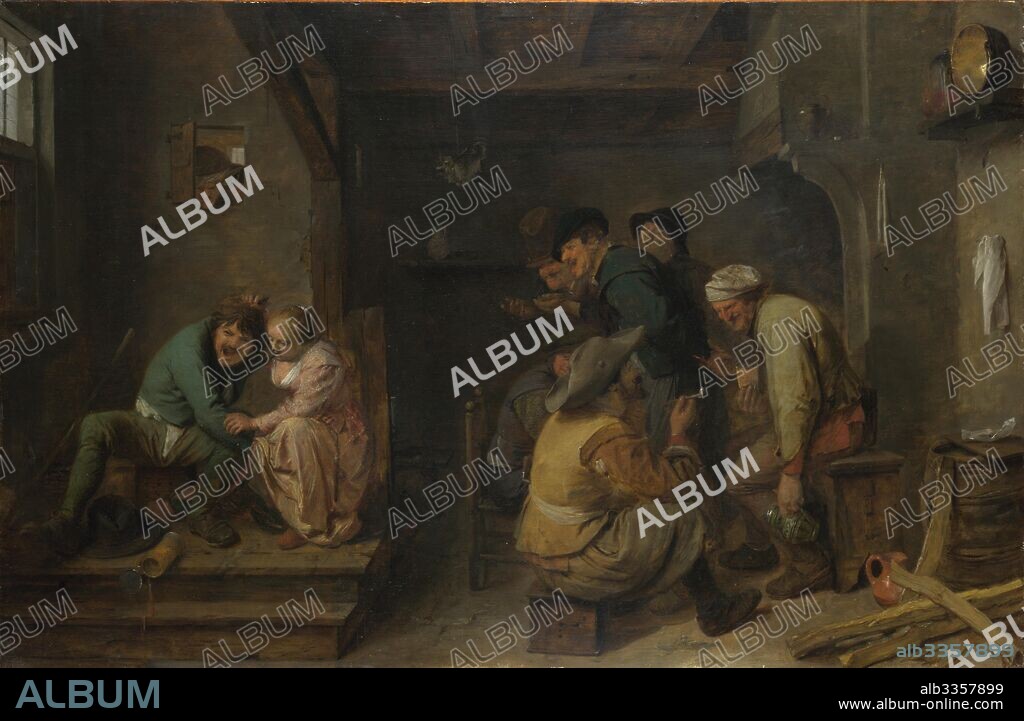 ADRIAEN BROUWER. Tavern Scene.
