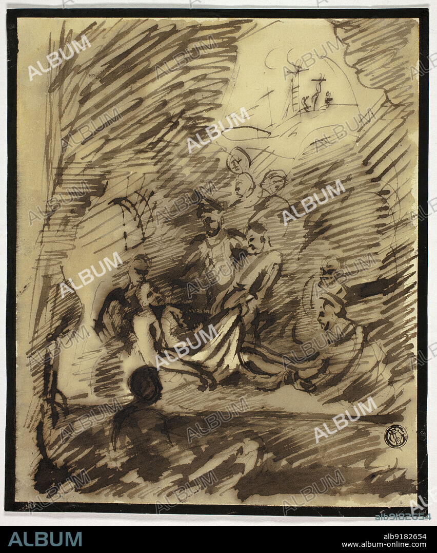 Entombment, n.d. Attributed to Samuel William Reynolds the elder.