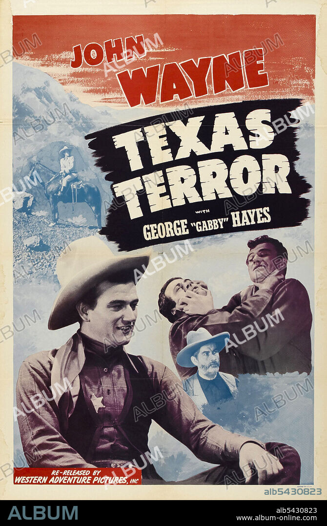 JOHN WAYNE en EL TERROR DE TEXAS, 1935 (TEXAS TERROR), dirigida por ROBERT N. BRADBURY. Copyright LONE STAR PRODUCTIONS/MONGRAM PICTURES.