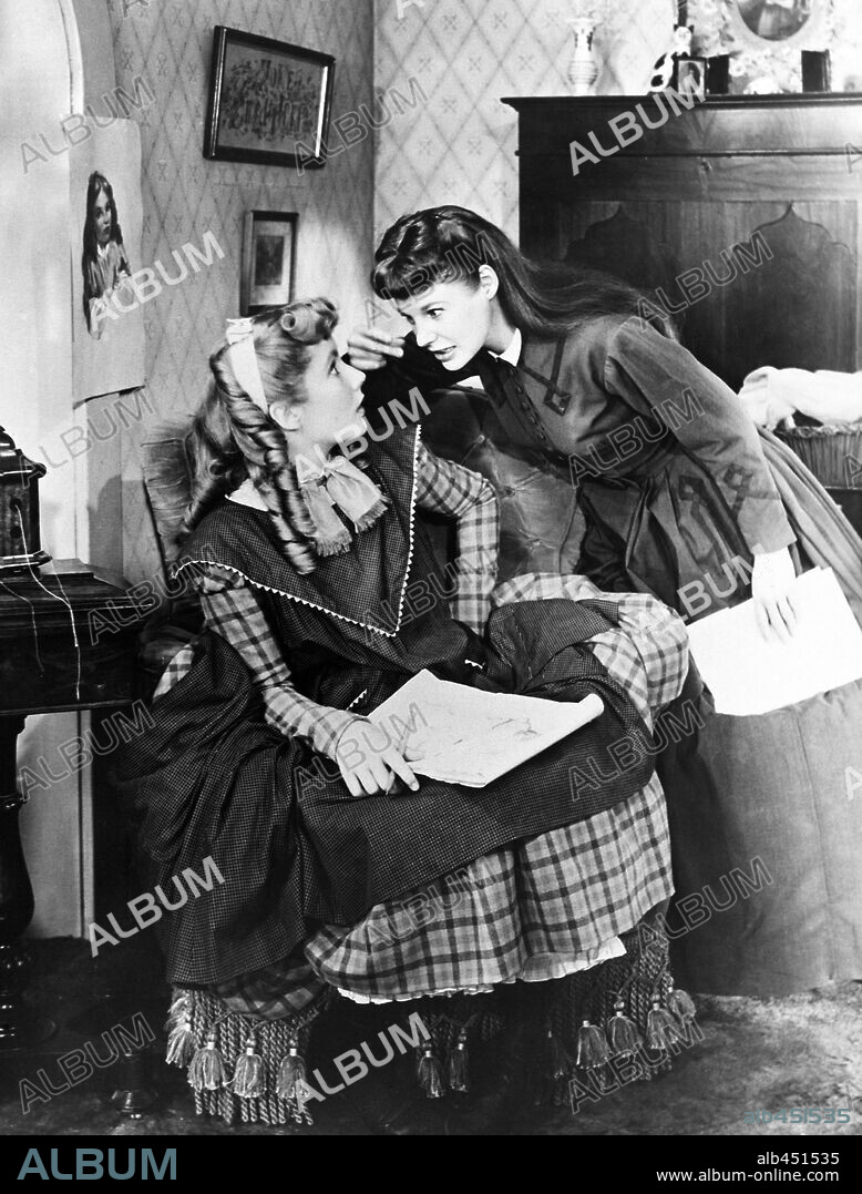 ELIZABETH TAYLOR and JUNE ALLYSON in LITTLE WOMEN, 1949, directed by MERVYN LEROY. Copyright M.G.M.