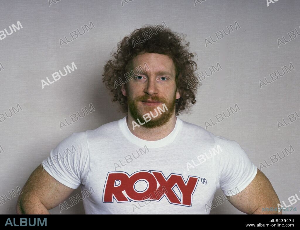 STOCKHOLM 1980APR. Tyngdlyftaren Lennart "Hoa-Hoa" Dahlgren porträtt i april 1980 i Stockholm.. Foto: Olle Lindeborg / SCANPIX / Kod: 190.