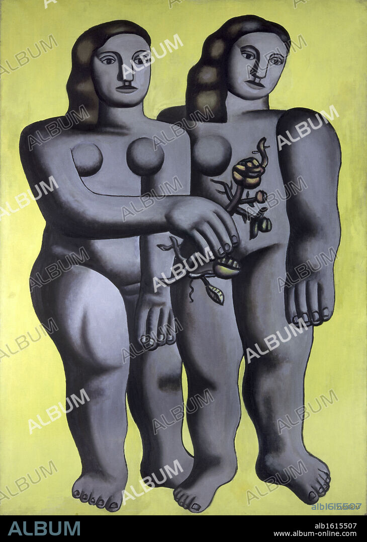 FERNAND LÉGER. Two Sisters by Fernand Leger, 1935, 1881-1955, Germany, Berlin, National Gallery.