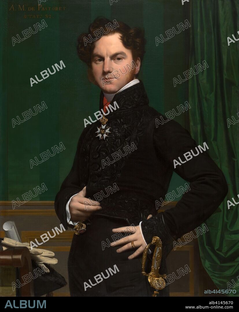 JEAN AUGUSTE DOMINIQUE INGRES. Amédée-David, the Comte de Pastoret. Jean-Auguste-Dominique Ingres; French, 1780-1867. Date: 1823-1826. Dimensions: 103 × 83.5 cm (40 1/2 × 32 3/4 in.). Oil on canvas. Origin: France.
