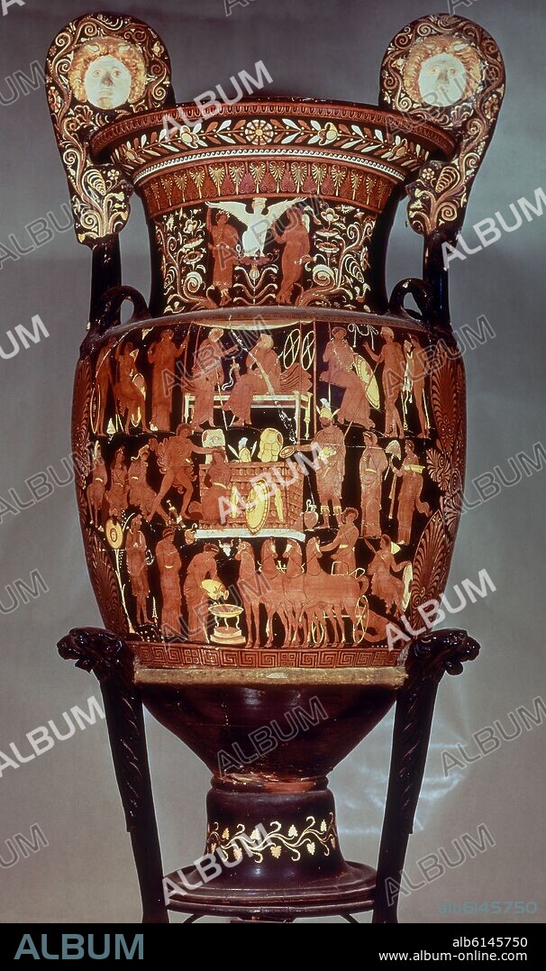 *CRATERA DE PATROCLO CON SUS CENIZAS 350 AC.