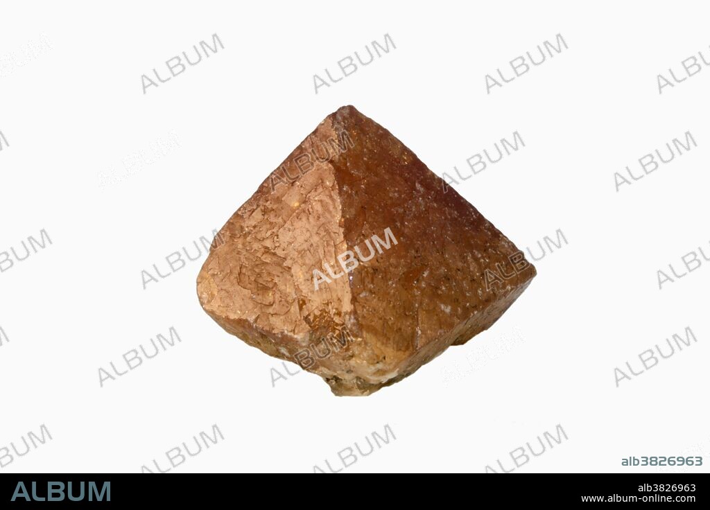Scheelite crystal from Hujia Pingwu, Sichuan, China. Scheelite is an ore of tungsten.