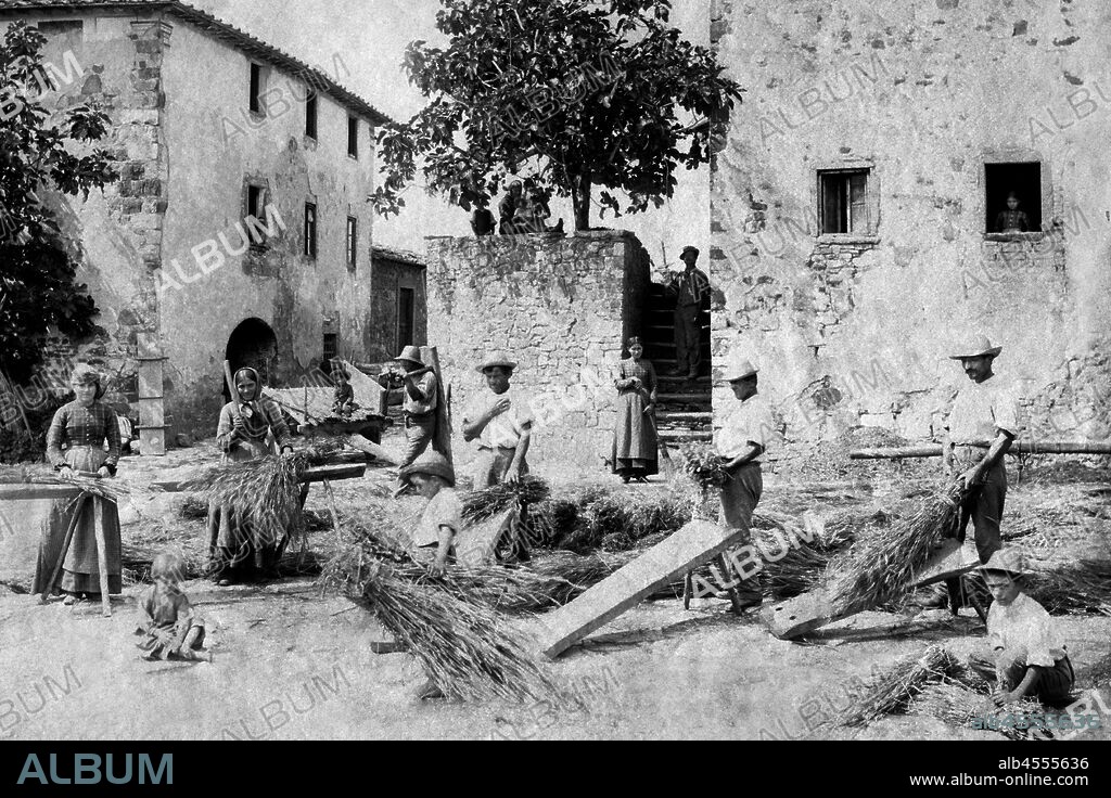 Countrymen. calcinaia. tuscany. Italy. 1900-10.