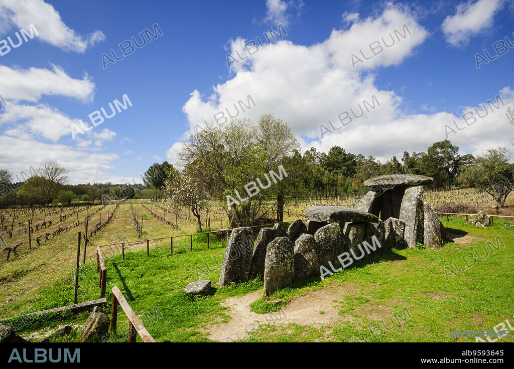 dolmen de Cunha Baixa, entre 3000 y 2500 aC, Beira Baixa, Portugal, europa.
