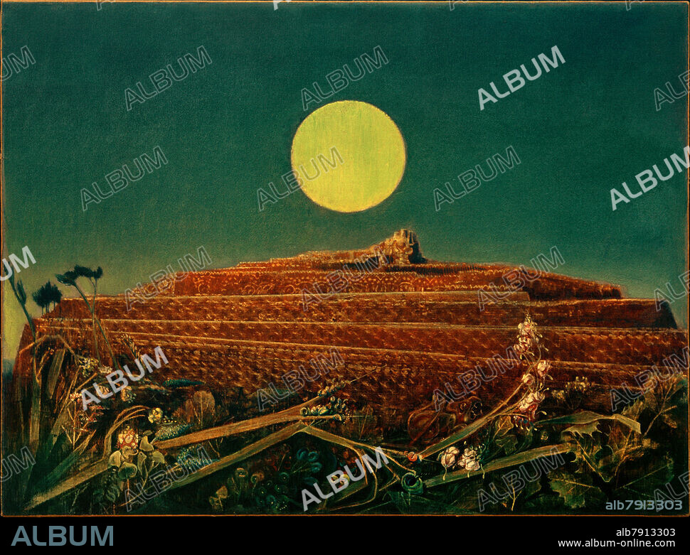 MAX ERNST. Ernst, Max; 1891-1976. "La ville entière" (Die ganze Stadt), 1935/36. Öl auf Leinwand, 60 × 81 cm. Zürich, Kunsthaus.