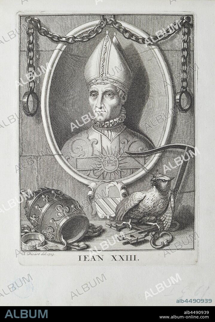 BERNARD PICART. Antipope John XXIII (Baldassare Cossa).