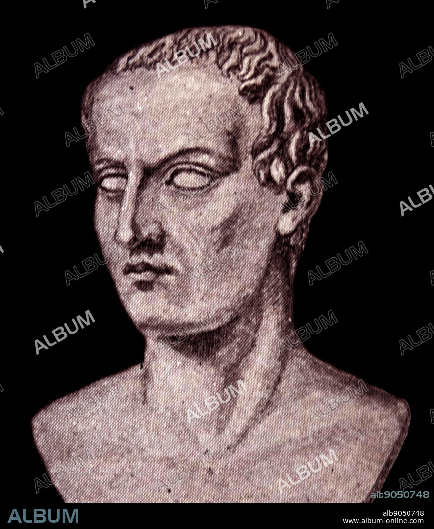 Bust of Lucius Cornelius Sulla Felix (138-78 BC) a Roman general and statesman.
