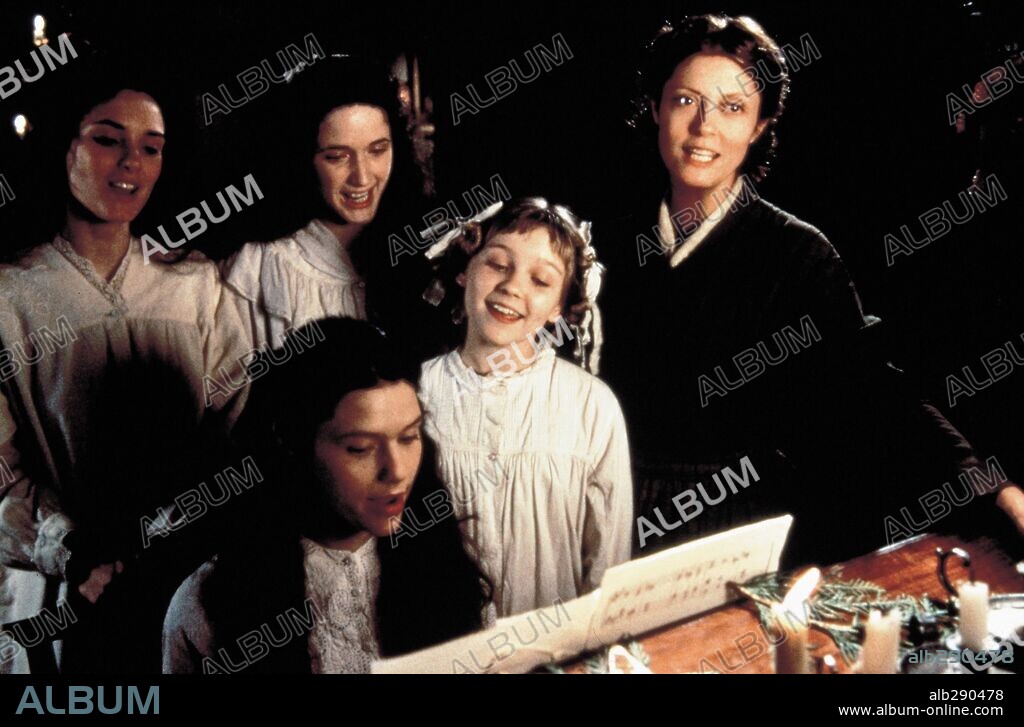 CLAIRE DANES, KIRSTEN DUNST, SUSAN SARANDON, TRINI ALVARADO et WINONA RYDER dans LITTLE WOMEN, 1994, réalisé par GILLIAN ARMSTRONG. Copyright COLUMBIA PICTURES.