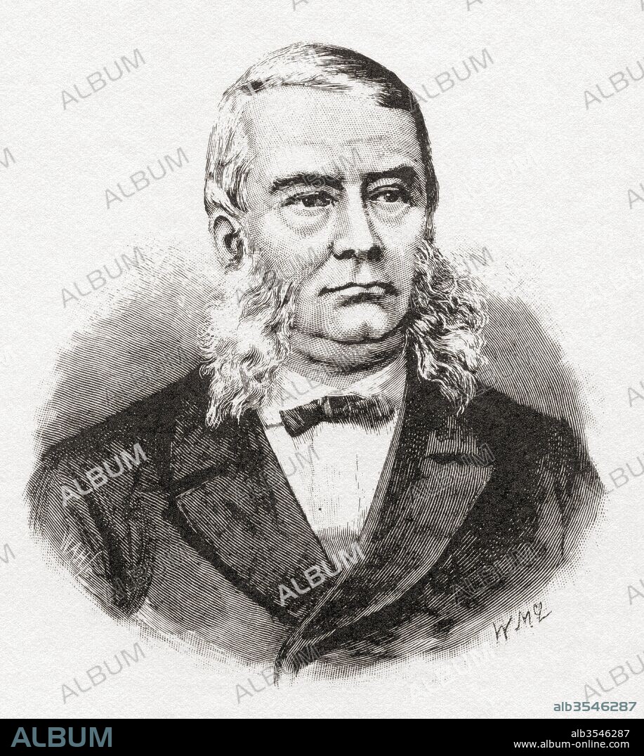 John Henry Thomas Manners-Sutton, 3rd Viscount Canterbury, aka The Honourable John Manners-Sutton and Sir John Manners-Sutton, 1814 - 1877. British Tory politician and colonial administrator. After a print dating from the 1880's.