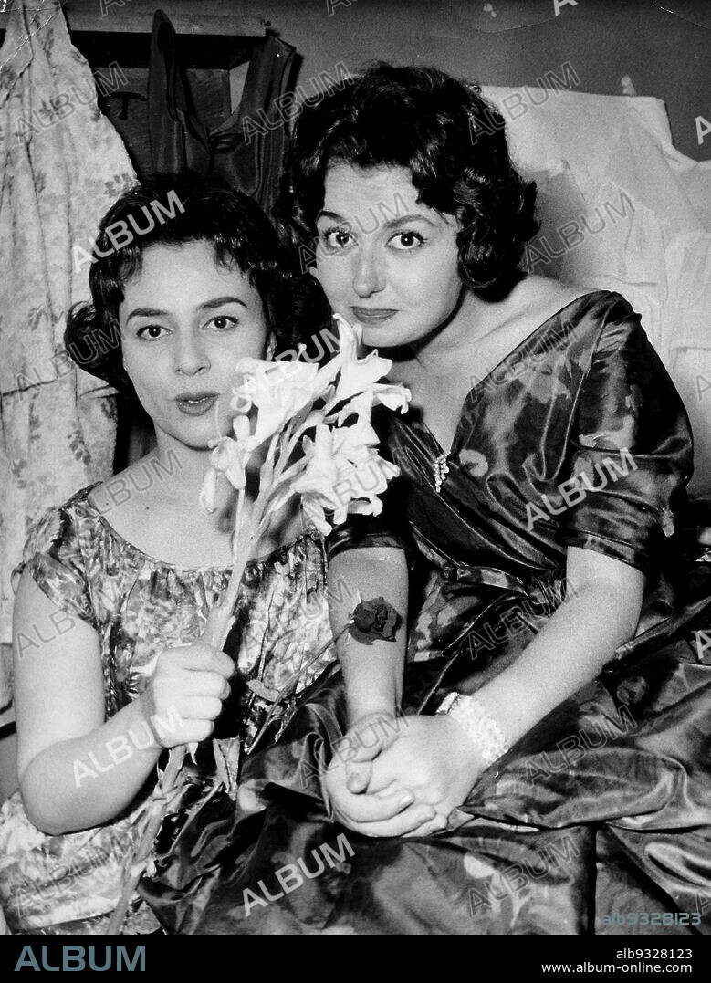 Gloria Christian and Jula De Palma, 60s.