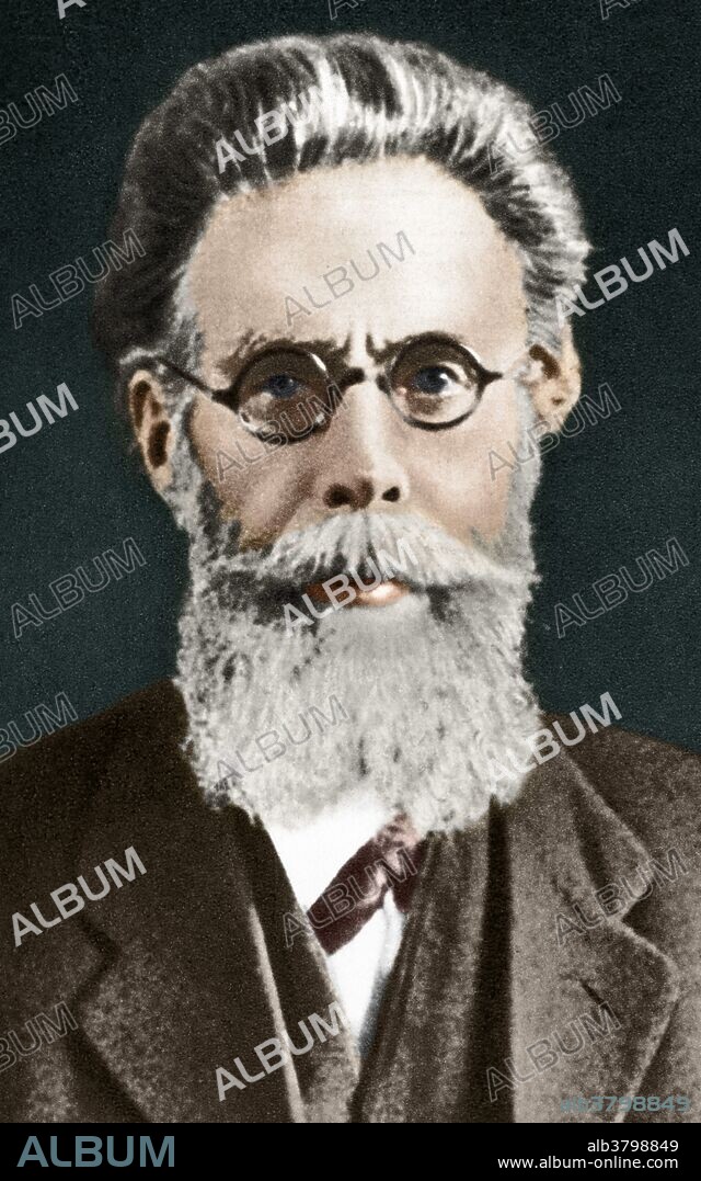 Wilhelm Konrad Roentgen (1845-1923), German experimental physicist and discoverer of X-rays. While using a discharge tube (in which an electric discharge is passed through a gas at low pressure) in a darkened room, Roentgen noticed that a card coated with barium platinocyanide glowed when the tube was switched on. The effect was not blocked by an intervening wall, or even a thin sheet of metal. Roentgen termed this newly discovered phenomenon X-ray radiation, and suggested that it consisted of electromagnetic rays with a shorter wavelength than light. He was awarded the first Nobel Prize for Physics in 1901.