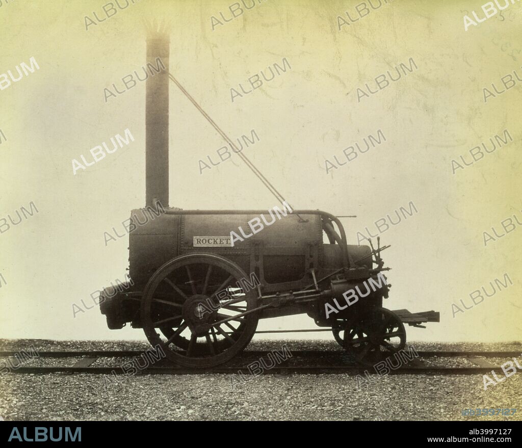 The 'Rocket', locomotive designed by George Stephenson in 1829, c1905. On 11 October 1829 'Rocket' won the Rainhill Trials, a competition held to determine the engine to be used on the Liverpool to Manchester Railway.