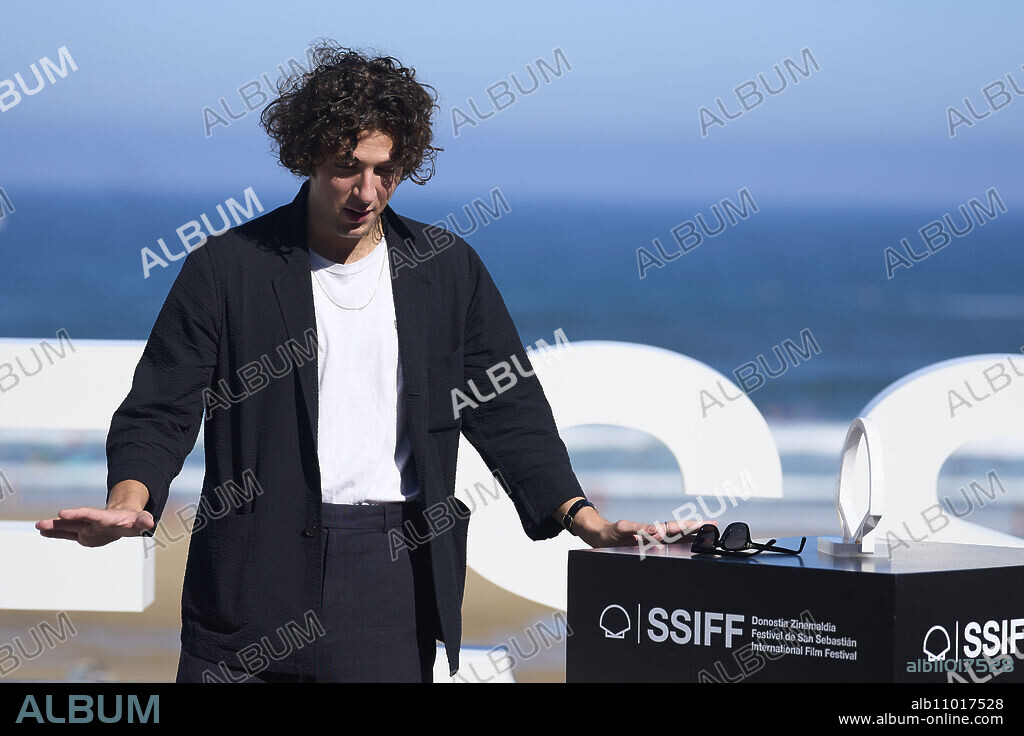 Vincent Lacoste attended 'A Real Job (Un metier serieux)' Photocall during 71st San Sebastian International Film Festival at Kursaal Palace on September 30, 2023 in Donostia / San Sebastian, Spain.