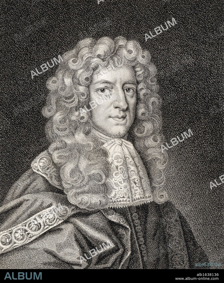 Anthony Ashley Cooper 3rd Earl of Shaftesbury 1671 - 1713 English politician philosopher and writer Engraved by Birril from the book A catalogue of Royal and Noble Authors Volume IV published 1806.