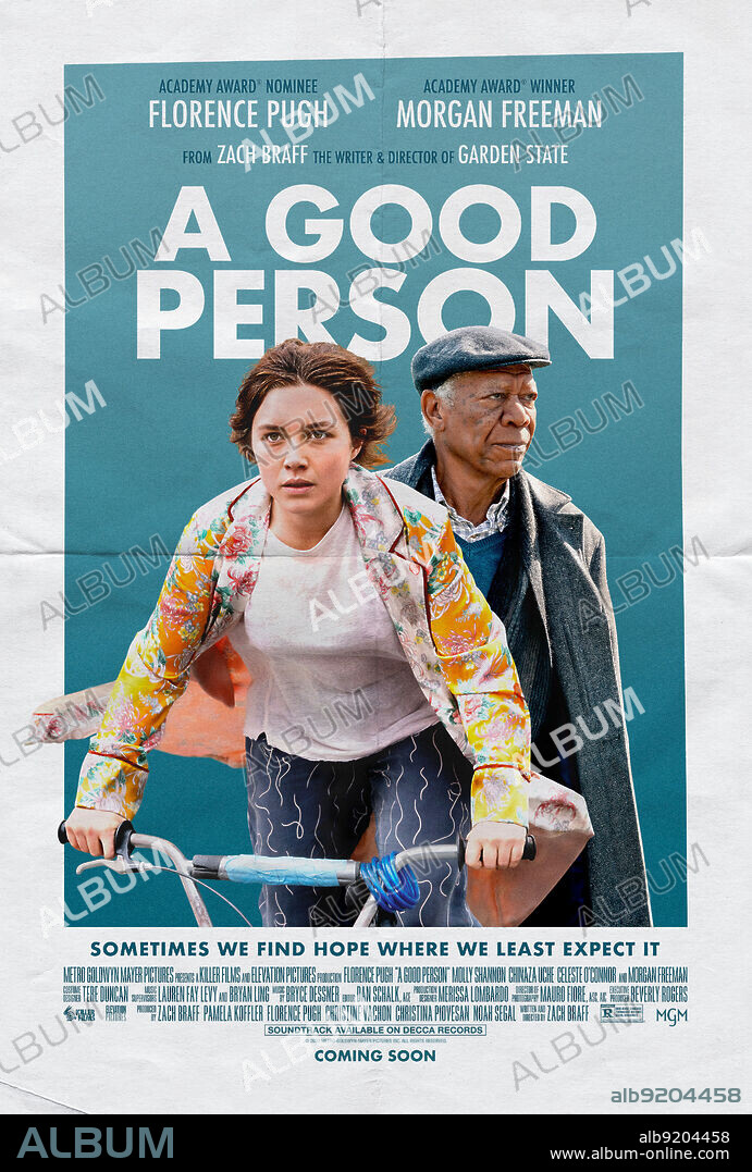 Poster of A GOOD PERSON, 2023, directed by ZACH BRAFF. Copyright Killer Films / Metro-Goldwyn-Mayer (MGM).