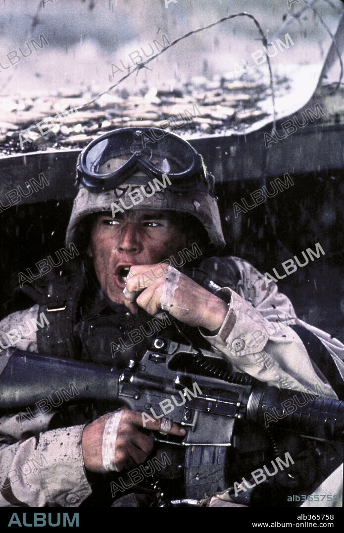 JOSH HARTNETT in BLACK HAWK DOWN, 2001, unter der Regie von RIDLEY SCOTT. Copyright REVOLUTION STUDIOS / BALDWIN, SIDNEY.