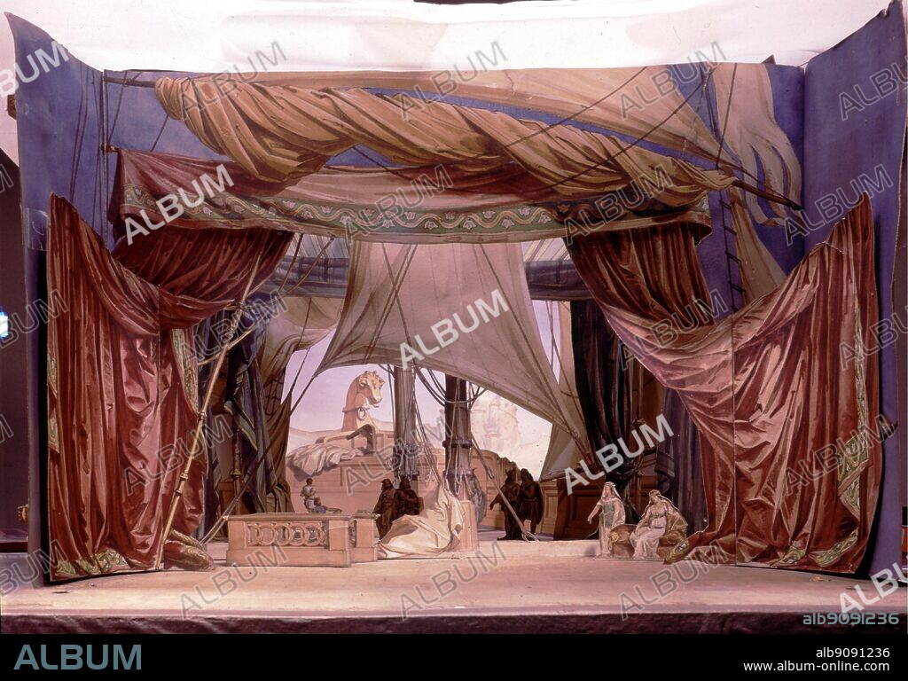 Tristan und Isolde (Tristan and Isolde) stage model. Tristan and Isolde is an opera in three acts by Richard Wagner (1813-1883). It was composed between 1857 and 1859, and received its first production in Munich on June 10, 1865. The Dream King by Wilfrid Blunt and James Russell.