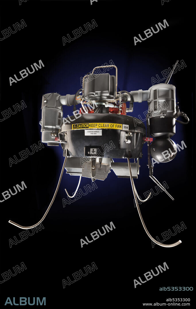 HONEYWELL. Air vehicle. Miniature Unmanned Aerial Vehicle or drone, small enough to be portable, eg for carrying in a backpack. Hovering feature allows it to search for roadside bombs or IEDS.