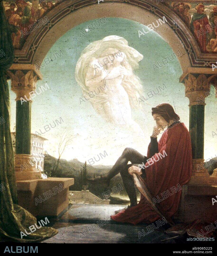 Dante's Dream by Joseph Noel Paton 1821-1901.