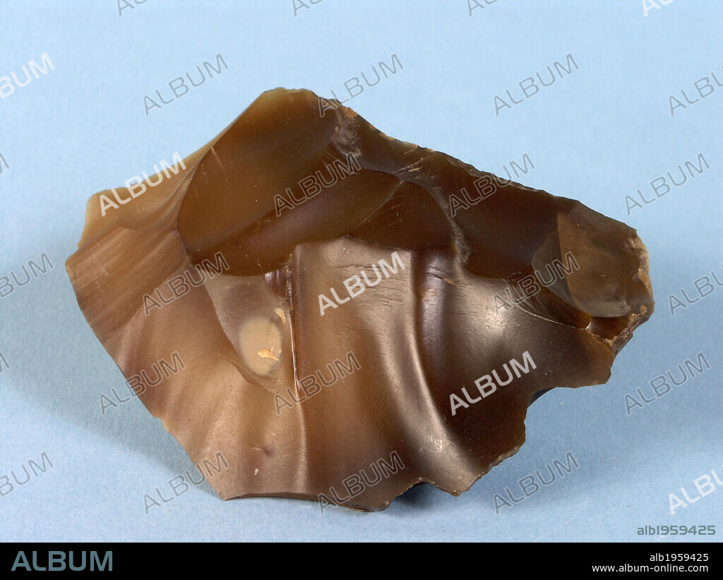 SILEX. Roca silícea de origen sedimentario químico, constituída por cuarzo microscópico.